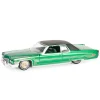 Manufacturer_Greenlight Collectibles Cars & Suvs<1/64 1971 Cadillac Coupe DeVille, Green & Gold, California Lowriders Series 5