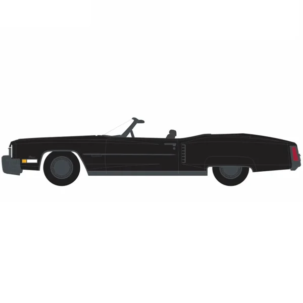 Manufacturer_Greenlight Collectibles Cars & Suvs<1/64 1972 Cadillac Eldorado Fleetwood Convertible, Black Bandit Series 29