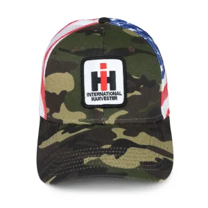 Outback Toys Ih Farmall<Camouflage & American Flag IH Logo Mesh Back Hat