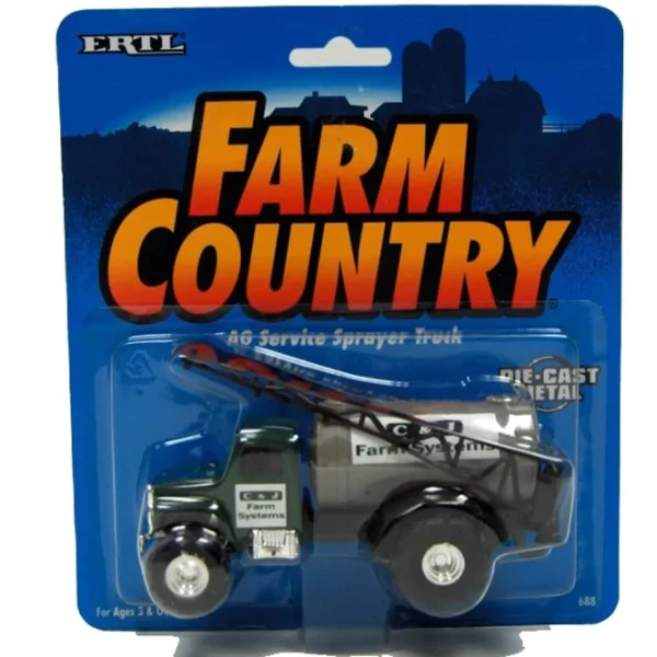 Manufacturer_ERTL Tanker Trucks<1/64 C&J Farm Systems Truck Sprayer with Booms