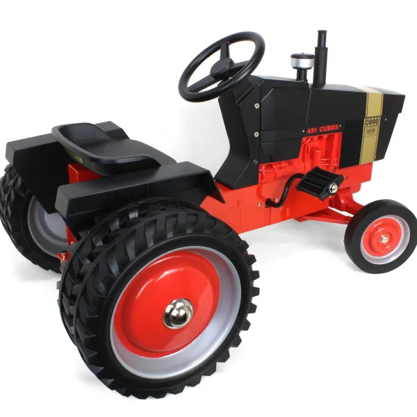 Manufacturer_ERTL Ih Farmall & Case Ih<Case 1070 Agri King Black Knight Demonstrator Pedal Tractor, ERTL Limited Series