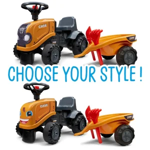 Manufacturer_Falk Ih Farmall & Case Ih<Case CE Construction Push Along with Trailer with Tools!