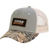 Outback Toys Case Ih & Ji Case<Case Construction Gray Hat with Mesh Back & Camo Visor