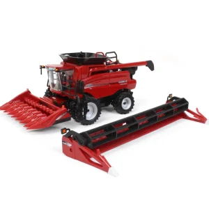 Manufacturer_ERTL Combines & Harvesters<1/64 Case IH 7150 Combine with Corn and Grain Headers, ERTL Prestige Collection