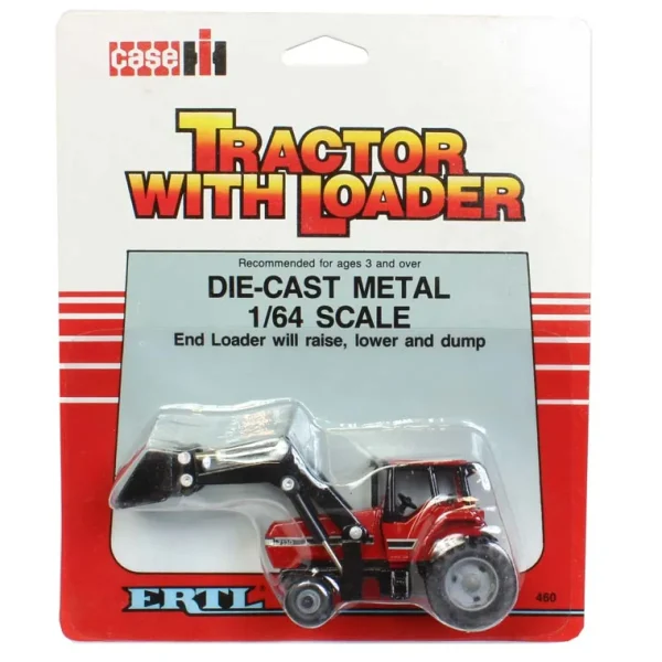 Manufacturer_ERTL Implements<1/64 Case IH 7130 Magnum with Loader by ERTL