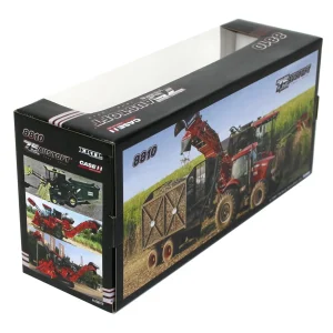 Manufacturer_ERTL Combines & Harvesters<1/64 Case IH A8810 Austoft Sugar Cane Harvester, Black 75th Anniversary Edition