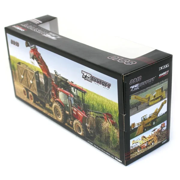 Manufacturer_ERTL Combines & Harvesters<1/64 Case IH A8810 Austoft Sugar Cane Harvester, Black 75th Anniversary Edition