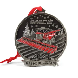 Manufacturer_SpecCast Christmas DéCor<2024 Case IH AF11 Combine Ornament, #21 in Series