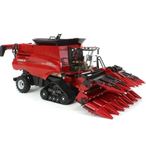 Manufacturer_ERTL Combines & Harvesters<1/32 Case IH AFS Connect 9250 Tracked Combine with Corn & Grain Heads, ERTL Prestige Collection