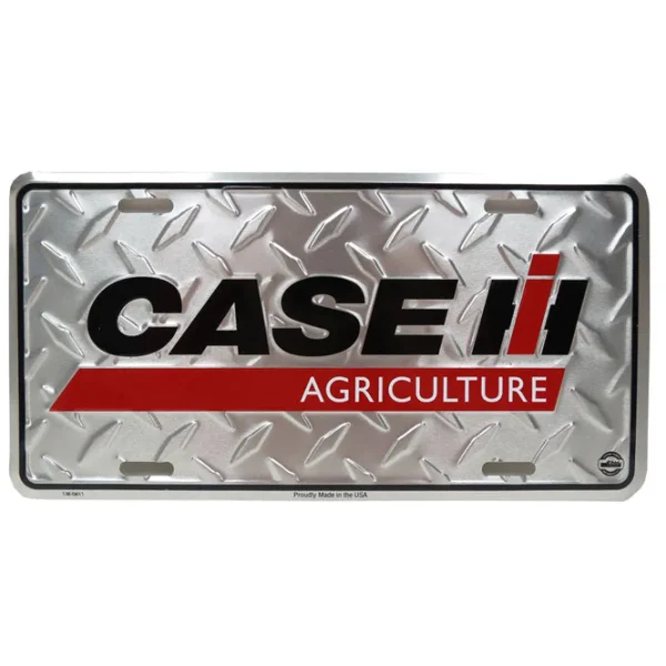 Outback Toys Tools & Auto<Case IH Agriculture Diamond Plate License Plate
