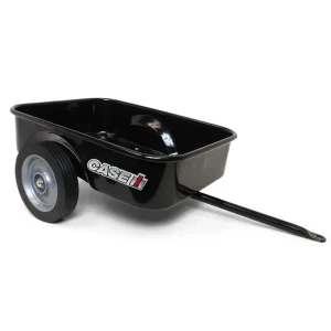 Manufacturer_ERTL Ih Farmall & Case Ih | Wagons & Other Trailers<Case IH Black Steel Pedal Trailer by ERTL