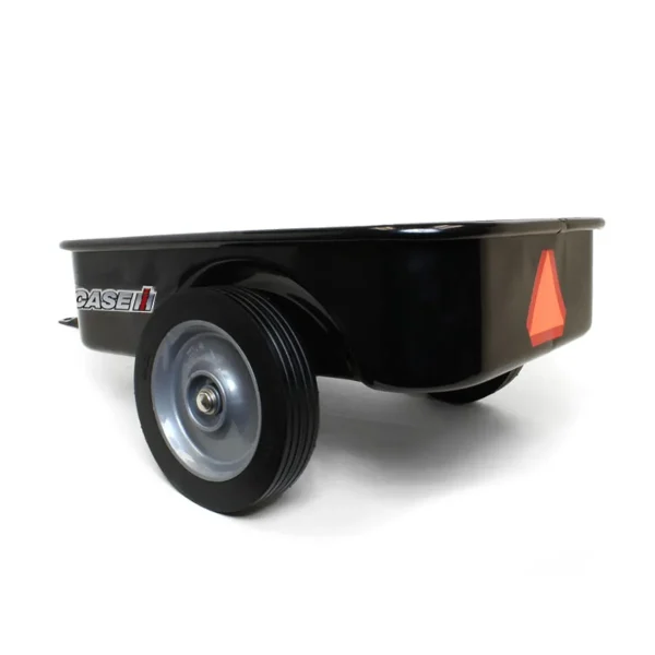 Manufacturer_ERTL Ih Farmall & Case Ih | Wagons & Other Trailers<Case IH Black Steel Pedal Trailer by ERTL