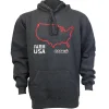 Outback Toys Case Ih & Ji Case<Case IH Farm USA Charcoal Grey Hooded Sweatshirt