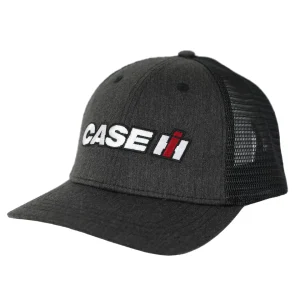 Outback Toys Case Ih & Ji Case<Case IH Heather Charcoal Trucker Cap w/ Black Mesh Back