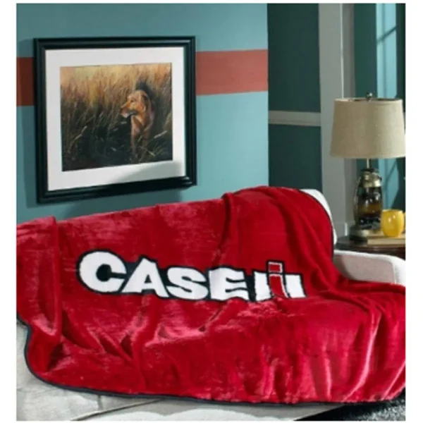 Outback Toys Outdoor<Case IH 50in x 70in Soft Micro Raschel Throw Blanket
