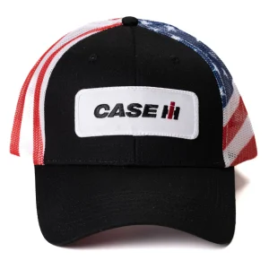 Outback Toys Case Ih & Ji Case<Case IH Logo American Flag Mesh Back Hat