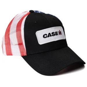 Outback Toys Case Ih & Ji Case<Case IH Logo American Flag Mesh Back Hat