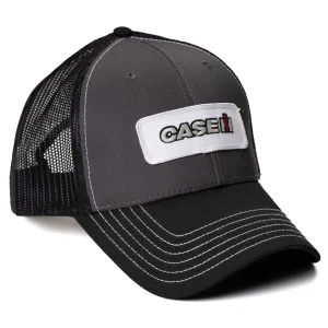 Outback Toys Case Ih & Ji Case<Case IH Logo Gray & Black Mesh Back Hat
