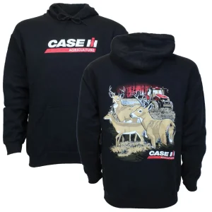 Outback Toys Case Ih & Ji Case<Case IH Magnum in Field Black Hooded Sweatshirt