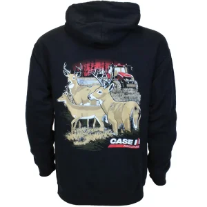 Outback Toys Case Ih & Ji Case<Case IH Magnum in Field Black Hooded Sweatshirt