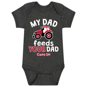 Outback Toys Ih Farmall<Case IH My Dad Feeds Your Dad Infant Onesie