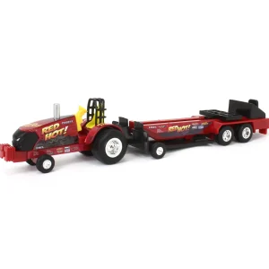 Manufacturer_ERTL Pulling Tractors<1/64 Case IH "Red Hot!" Pulling Tractor with Sled