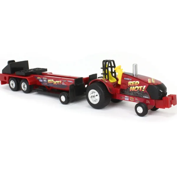 Manufacturer_ERTL Pulling Tractors<1/64 Case IH "Red Hot!" Pulling Tractor with Sled