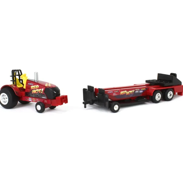 Manufacturer_ERTL Pulling Tractors<1/64 Case IH "Red Hot!" Pulling Tractor with Sled