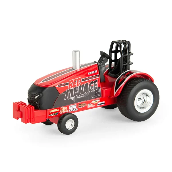 Manufacturer_ERTL Pulling Tractors | Pickup Trucks<1/64 Case IH "Red Menace" Pulling Tractor with Pickup Truck & Trailer