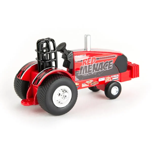 Manufacturer_ERTL Pulling Tractors | Pickup Trucks<1/64 Case IH "Red Menace" Pulling Tractor with Pickup Truck & Trailer