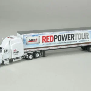Manufacturer_SpecCast Box Trucks & Trailers<1/64 Case IH RED POWER TOUR Peterbilt 379 Semi