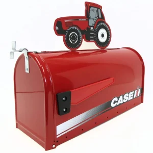 Outback Toys Outdoor<Case IH Steel Mailbox with Magnum Tractor Topper