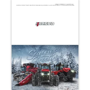 Outback Toys Books, Calendars & Dvds<Case IH Trio Machinery "Season Greetings" Holiday Cards 8 Pack