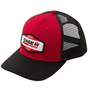 Outback Toys Case Ih & Ji Case<Case IH Two-Tone Red & Black Woven Patch Trucker