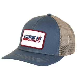 Outback Toys Case Ih & Ji Case<Case IH Vintage Blue Twill Trucker Cap with Ivory Mesh Back