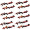 Manufacturer_ERTL Pulling Tractors<Case of 12 ~ 1/64 Case IH "Shed Shaker" & "Red Hot!" Pulling Tractors with Sleds