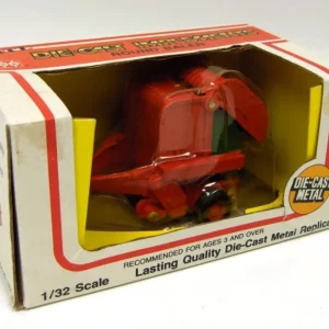 Manufacturer_ERTL Implements<1/32 Case Orange Round Baler with Bale by ERTL