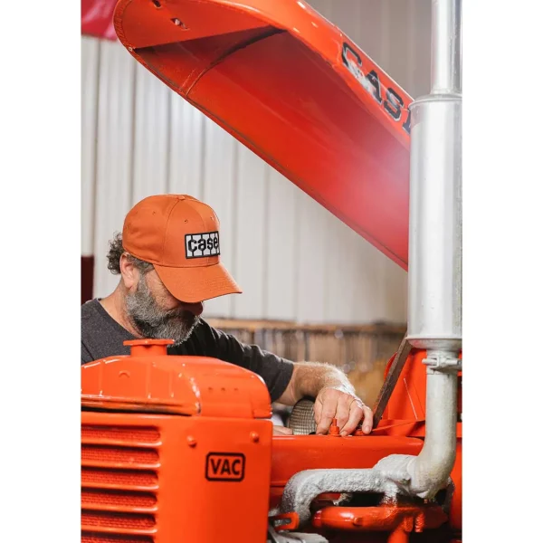 Outback Toys Case Ih & Ji Case<Case Solid Burnt Orange Tread Logo Hat