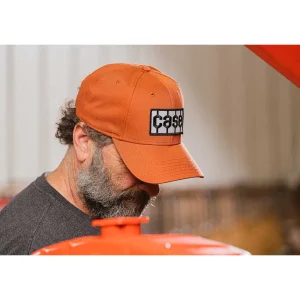 Outback Toys Case Ih & Ji Case<Case Solid Burnt Orange Tread Logo Hat