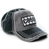Outback Toys Case Ih & Ji Case<CASE Tire Tread Logo Gray & Black Distressed Hat