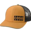 Outback Toys Case Ih & Ji Case<CASE Tread Logo Saddle Canvas Cap with Black Mesh Back