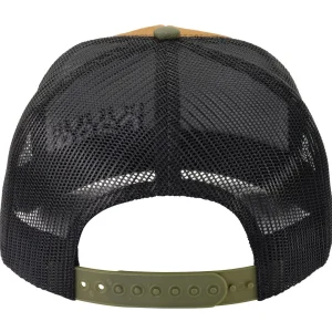 Outback Toys Case Ih & Ji Case<CASE Tread Logo Saddle Canvas Cap with Black Mesh Back