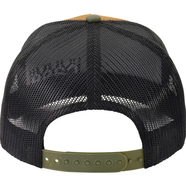 Outback Toys Case Ih & Ji Case<CASE Tread Logo Saddle Canvas Cap with Black Mesh Back