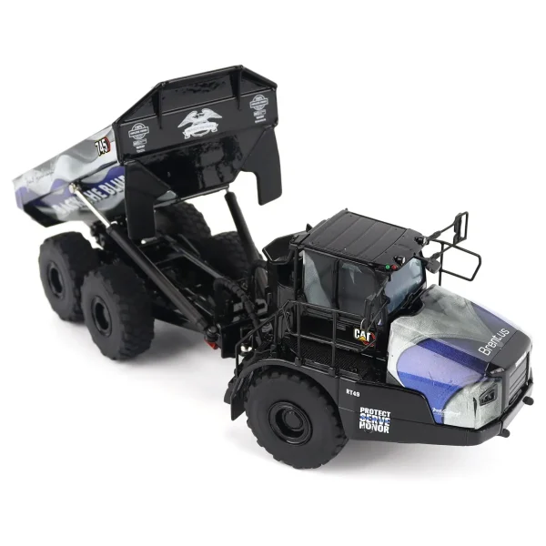 Manufacturer_Diecast Masters Dump Trucks<1/50 CAT 745 Articulated Truck with Patriotic Decoration, Brent Scarbrough & Co.