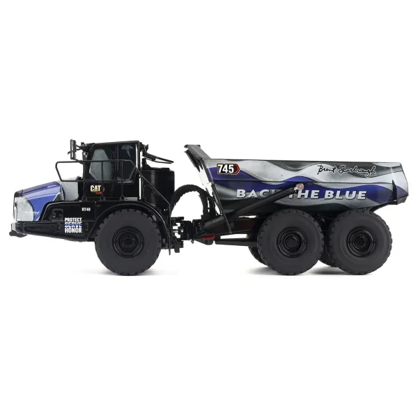 Manufacturer_Diecast Masters Dump Trucks<1/50 CAT 745 Articulated Truck with Patriotic Decoration, Brent Scarbrough & Co.