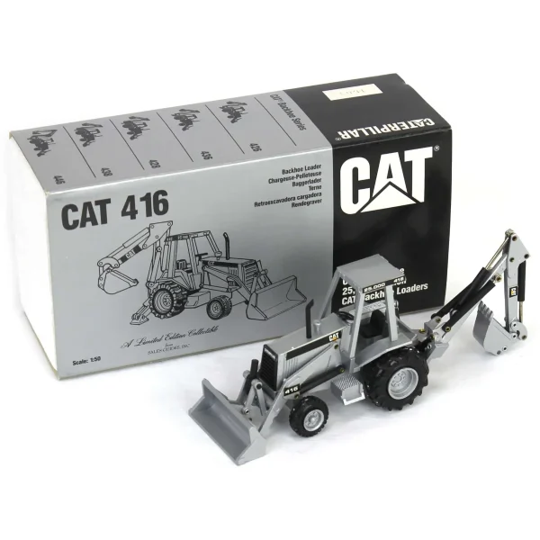 Manufacturer_Other Excavators | Loaders<1/50 CAT 416 Backhoe Loader, Limited Edition Collectible