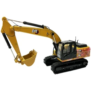 Manufacturer_Diecast Masters Excavators<1/50 CAT 320 GX Hydraulic Excavator, Dragon Totem Decoration