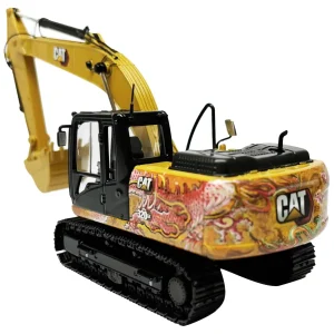 Manufacturer_Diecast Masters Excavators<1/50 CAT 320 GX Hydraulic Excavator, Dragon Totem Decoration