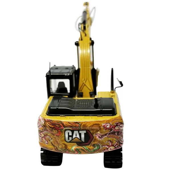 Manufacturer_Diecast Masters Excavators<1/50 CAT 320 GX Hydraulic Excavator, Dragon Totem Decoration