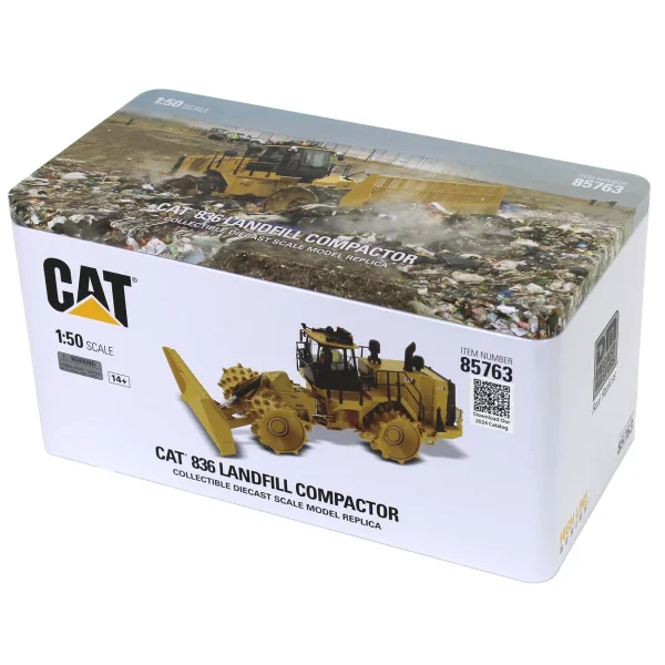 Manufacturer_Diecast Masters Crawlers & Dozers<1/50 CAT 836 Landfill Compactor